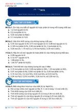 Bài tập Hóa học 8 - Chương 3 Mol - Nguyễn Thành Trí